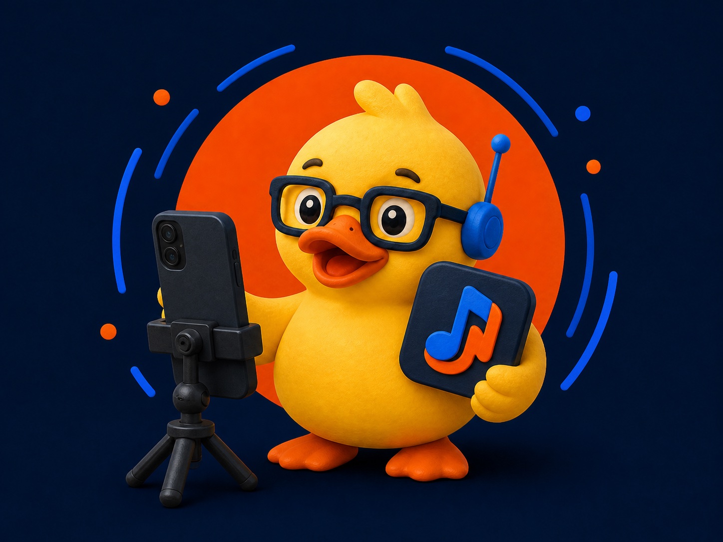 Paperella tech mascotte per TikTok